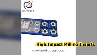 Hochschlagfeste W Co Ti-Fräseinsätze PNGG120530