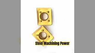 CrTiAIN-beschichtete Hartmetalleinsätze für Stahl